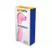 Розовый стимулятор Smoooch Clitoral Suction   Vibration - 18,6 см розовый 