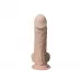 Телесный фаллоимитатор на присоске Real Skin Model 1 - 21 см телесный 