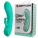 Зеленый мини-вибратор DJ Stick - 12,7 см зеленый 