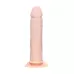 Телесный анально-вагинальный вибратор RealStick Silicone Jason M - 18 см телесный 
