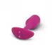 Розовая пробка для ношения с вибрацией Snug Plug 2 - 11,4 см розовый 