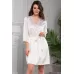 Легкий коротенький халатик Marisia черный L-XL
