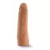 Насадка-фаллоимитатор для трусиков с плугом Realistic 7 Inch Lock On Dildo - 17,8 см карамель (темно-бежевый 