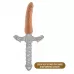 Насадка-фаллоимитатор для трусиков с плугом Realistic 7.5 Inch Lock On Dildo - 19 см карамель (темно-бежевый 