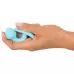 Голубая анальная втулка Mini Butt Plug - 7,1 см голубой 