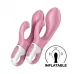 Розовый вибратор-кролик с расширением Air Pump Bunny 2 - 20,4 см розовый 