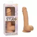 Телесный фаллоимитатор Dual Density Silicone Studs - 21,5 см телесный 