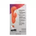 Оранжевый вибромассажер Stella Liquid Silicone Dual “G” - 17,75 см оранжевый 