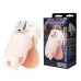 Белая клетка для пениса Silicone Small 2 in Cock Cage With Ball Divider белый 