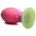 Розовая пробка-яйцо XL Xeno Egg - 17,6 см розовый 