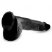 Черный фаллоимитатор Beefy Brad 9’’ Dildo with Balls - 22,4 см черный 