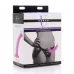 Лиловый поясной страпон Navigator Silicone G-Spot Dildo with Harness - 17,8 см лиловый 
