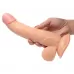 Телесный фаллоимитатор на присоске 7.5  Dildo with Balls - 21,5 см телесный 
