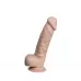 Телесный фаллоимитатор на присоске Real Skin Model 1 - 21 см телесный 