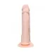 Телесный анально-вагинальный вибратор RealStick Silicone Jason M - 18 см телесный 