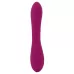 Фиолетовый вибратор 3 Function Vibrator с вращением бусин - 23 см фиолетовый 