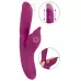 Лиловый вибратор-кролик 4 Function Vibrator - 24 см лиловый 