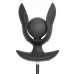 Черная расширяющаяся анальная пробка с вибрацией RC Inflatable Expander Plug with Vibration черный 