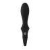 Черный вибратор для точки G с функцией расширения - 18,1 см черный 