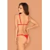 Пикантное кружевное боди Lovlea красный L-XL