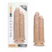 Телесный сдвоенный фаллоимитатор Double Trouble Double Shaft Dildo - 24 см телесный 