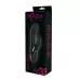 Черный вибратор-кролик NAGHI NO.33 RECHARGEABLE DUO VIBRATOR - 23 см черный 