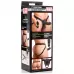 Черный полый страпон с вибрацией 2’’ Erection 28X Smooth Vibrating Silicone Penis Sheath черный 