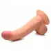 Телесный фаллоимитатор на присоске 7.5  Dildo with Balls - 21,5 см телесный 