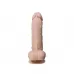 Телесный фаллоимитатор на присоске Real Skin Model 1 - 21 см телесный 