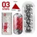 Мастурбатор Tenga Spinner DX 03 Steps прозрачный 