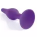 Фиолетовая анальная втулка Silcone Purple Plug Extra Large - 15,5 см фиолетовый 