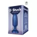 Синяя анальная пробка G Stuck - 10 см синий 