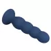 Синий анальный стимулятор со смещенным центром тяжести Silicone Anal Plug XL - 16,5 см синий 