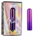 Фиолетовый гладкий мини-вибромассажер Glam Vibe - 9 см фиолетовый 
