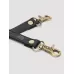 Черный фиксатор для манжет Bound to You Faux Leather Hogtie черный 