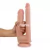 Двойной фаллоимитатор Skinlike Double Penetration Soft Cock - 25 см телесный 