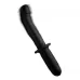 Черный вибратор The Large Realistic 10X Silicone Vibrator with Handle - 30,5 см черный 