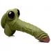 Фантазийный фаллоимитатор Swamp Monster Green Scaly Silicone Dildo - 23,9 см зеленый 