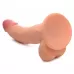 Телесный фаллоимитатор на присоске 7.5  Dildo with Balls - 21,5 см телесный 