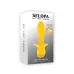 Желтая анальная вибропробка Mellow Yellow - 13,5 см желтый 