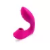 Ярко-розовый вибромассажер с вакуумной стимуляцией клитора ярко-розовый 