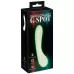 Люминесцентный вибратор для точки G Glow in the dark G-Spot - 17,9 см белый 