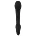 Черный силиконовый вибратор G   P-Spot Vibrator - 16,8 см черный 