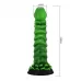 Силиконовый фантазийный фаллоимитатор Manticore - 23 см зеленый с черным 