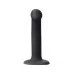 Черный фаллос на присоске Silicone Bendable Dildo S - 17 см черный 