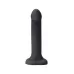Черный фаллос с имитацией эякуляции Silicon Cum Dildo L - 19,6 см черный 