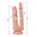Двойной фаллоимитатор Skinlike Double Penetration Soft Cock - 25 см телесный 