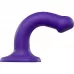 Фиолетовый фаллоимитатор-насадка Strap-On-Me Dildo Dual Density size S - 17 см фиолетовый 