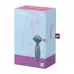 Серый вибромассажер Mini Wand-er - 16 см серый 