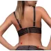 Бюстгальтер на эластичной ленте Powerwetlook bralette with elastic tape черный S